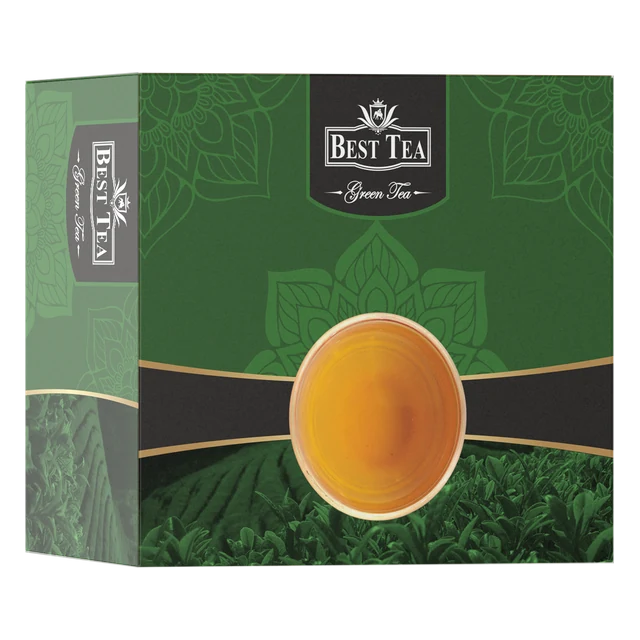 BEST TEA — Зелёный чай, 100 фильтр-пакетов × 1,5 г